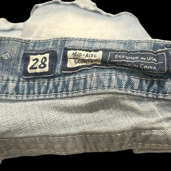 MISS ME Jeans Mid Rise Easy Shorts -Size 28 - Picture 7 of 9